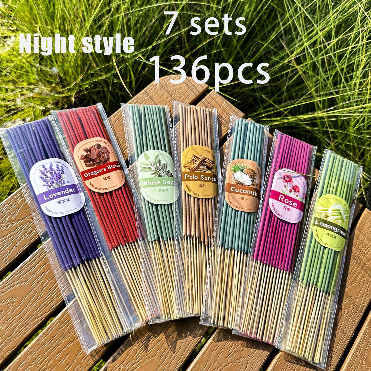 Scenteincense Sti Quantity 7 Sets Of 103 Pieces Black Cloud Style Set