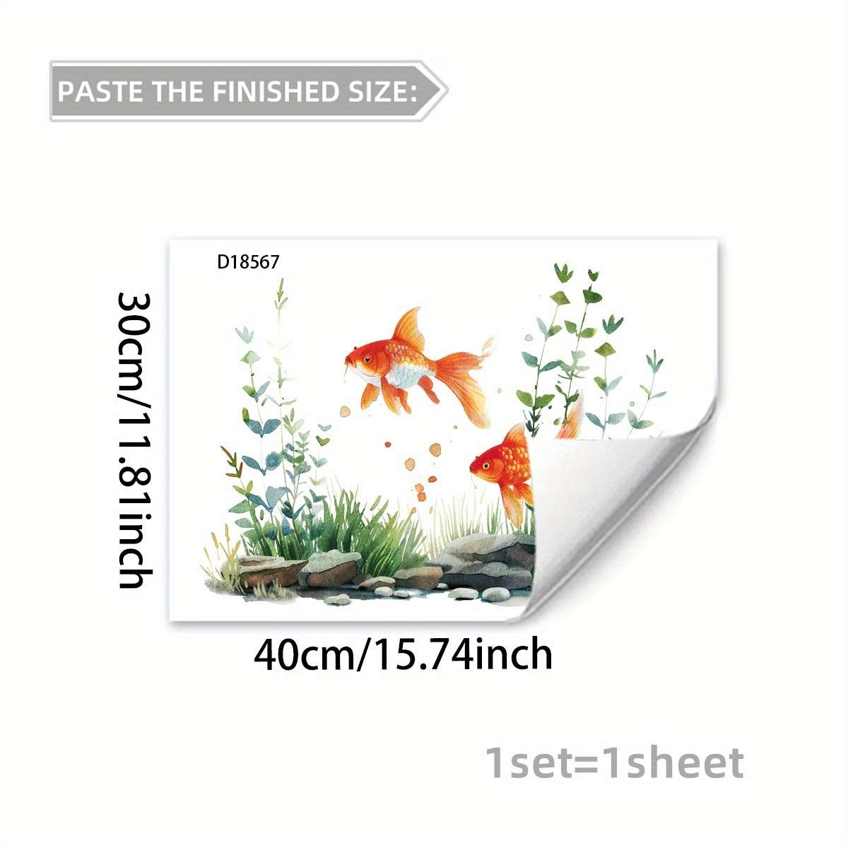 Window Stickers Size 30*40Cm