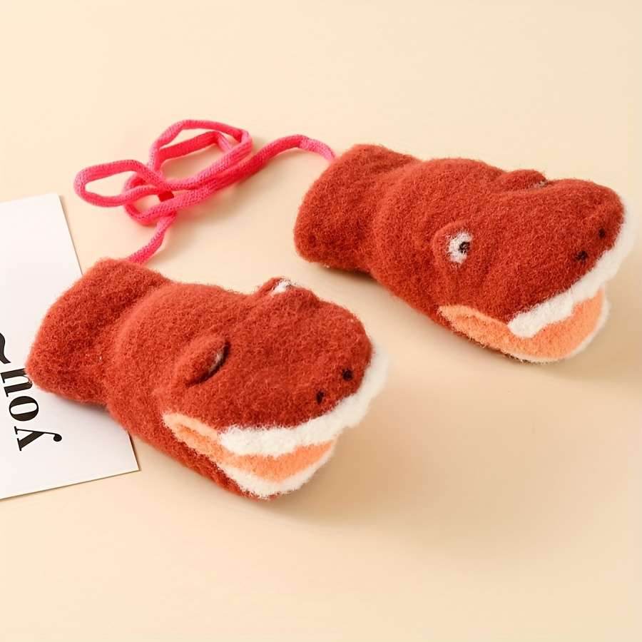 Winter Gloves Color  Red  Size 3 To 24 Months