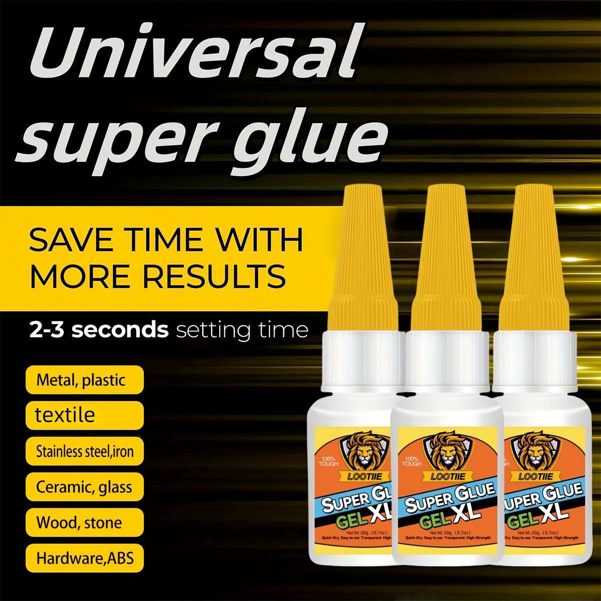 Adhesives Items Super Glue 20G 5Pcs