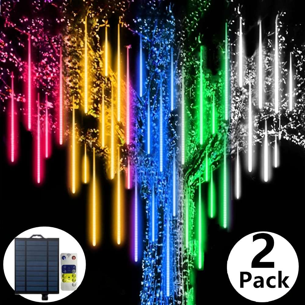 String Lights Color Blue Model2 Packs Of 19.6 Inch 10 Tube 360 Led