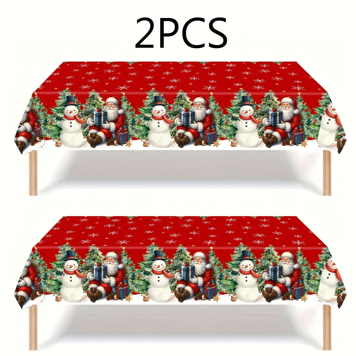 Christmas Tablecloth Quantity 2Pcs