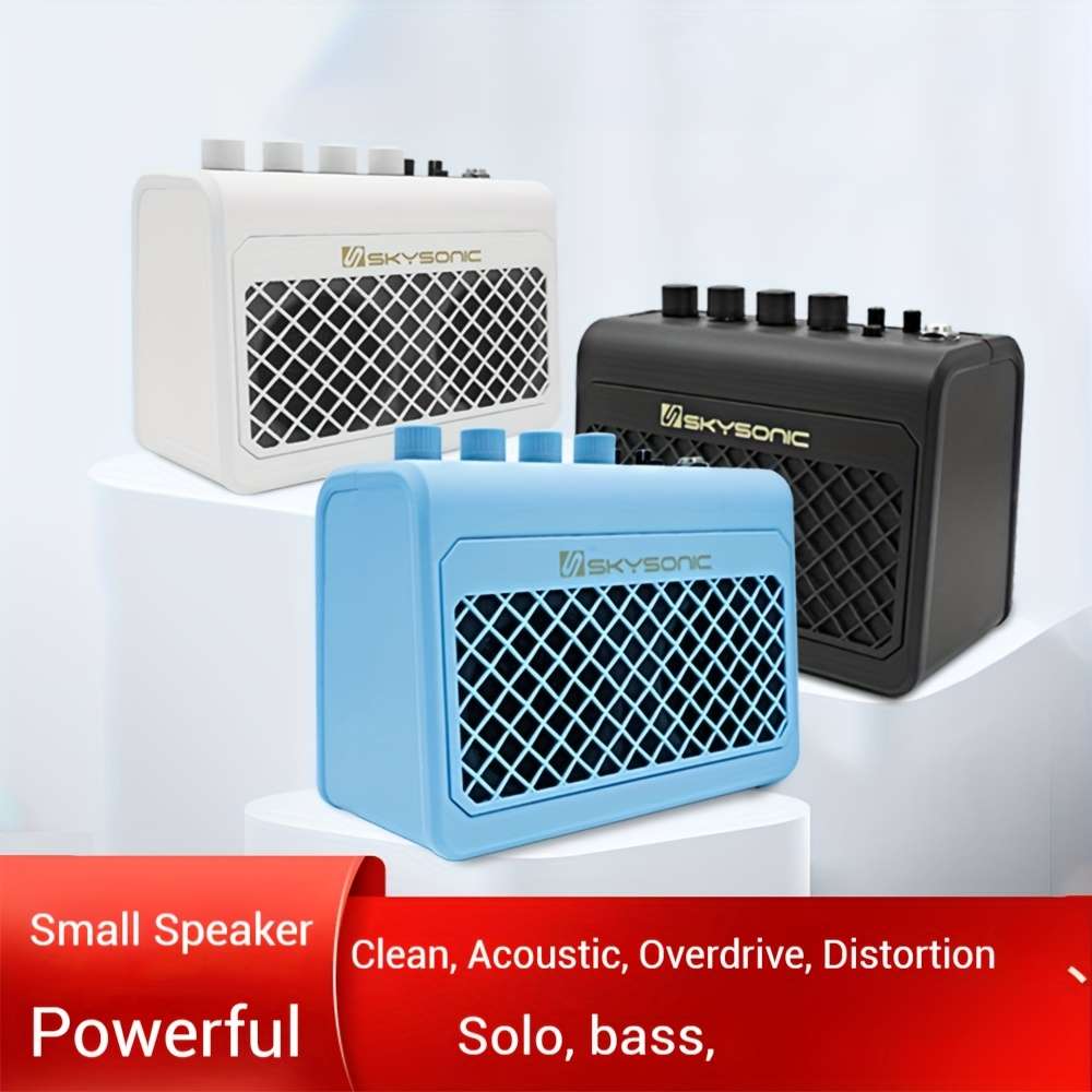 Speaker Items Electric Guitar Solo Model Eg10Pro Blue