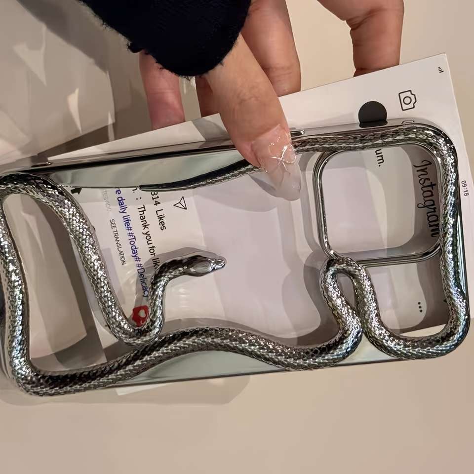 1Pc Silvery For iPhone 14 Pro Phone Case Phone Cover