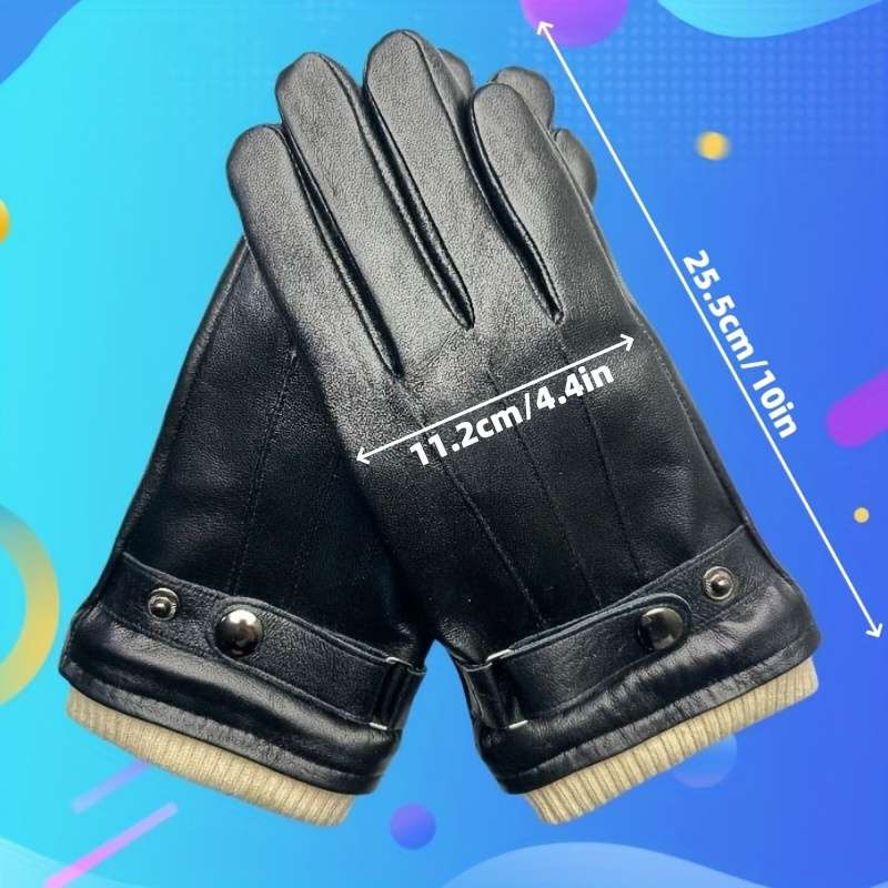 Winter Gloves Color Black