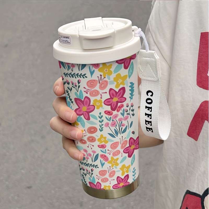 Water Cup Color Colorful Flowers