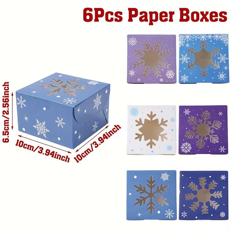 Christmas Gift Boxes Quantity 6Pcs