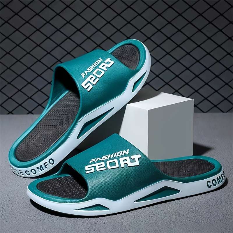 Men Slippers Summer Style White Size Uk 7