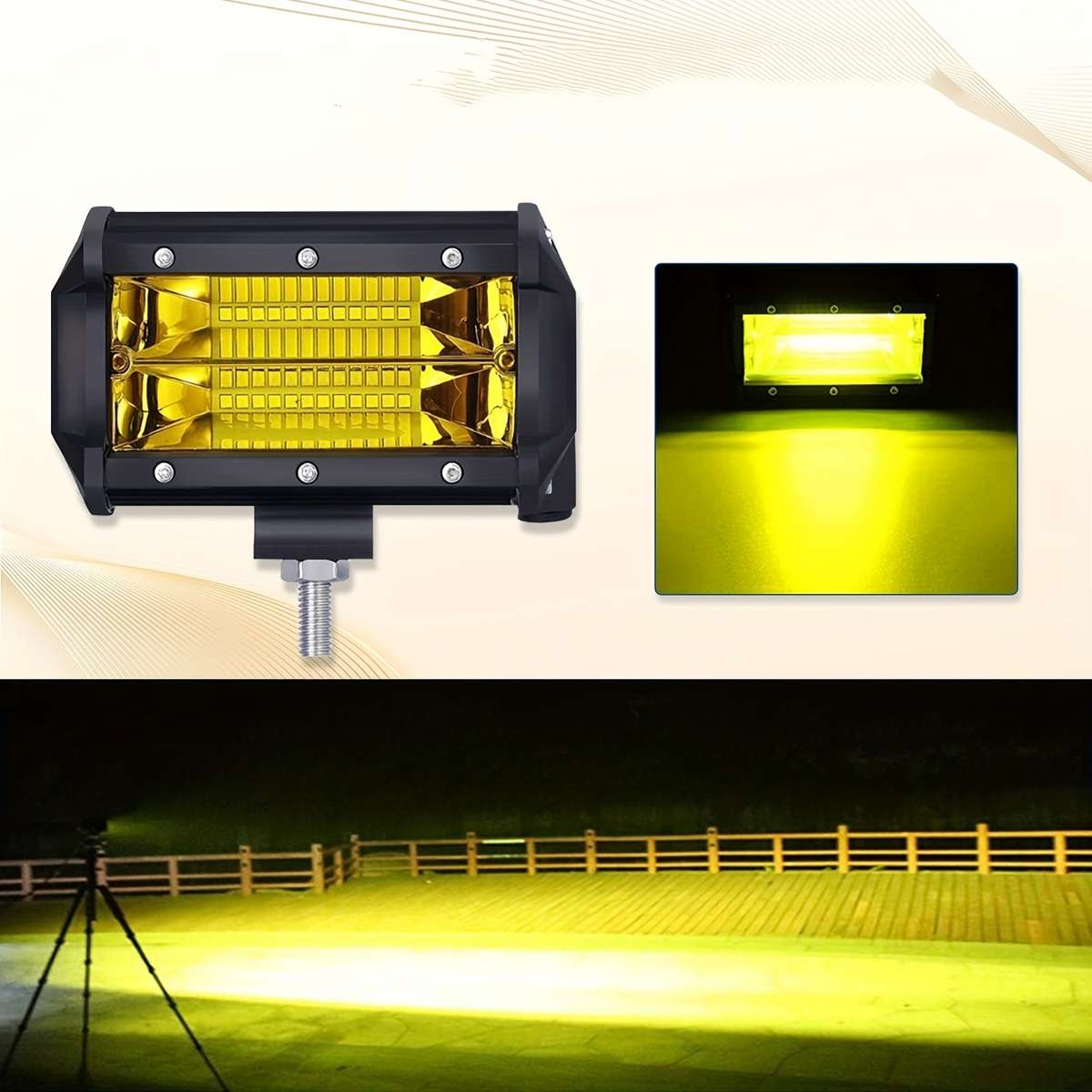 Car Lights Items 12.7 Cm 72W White Light