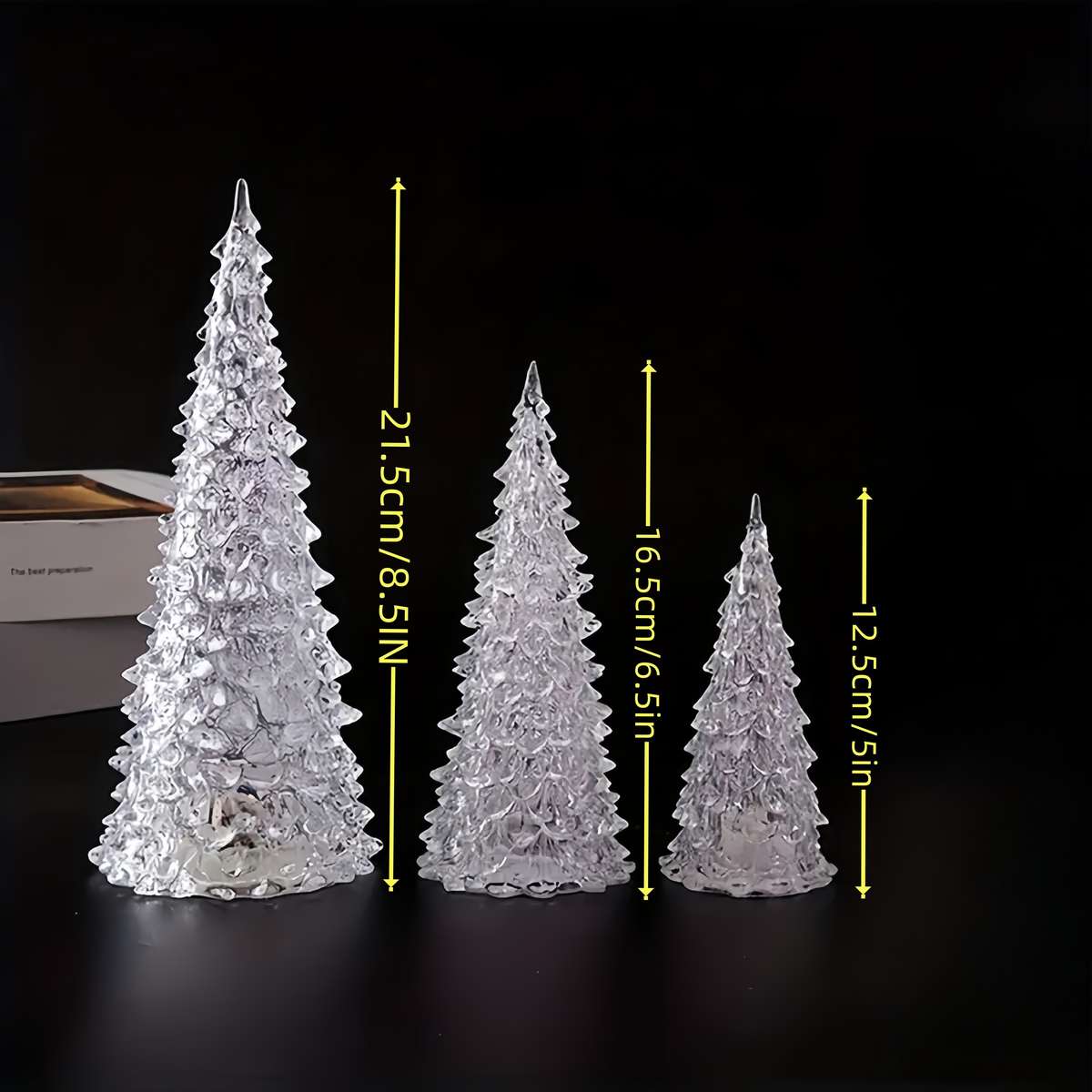 Christmas Lights 12.7Cm  4Pcs   Add  21.59Cm