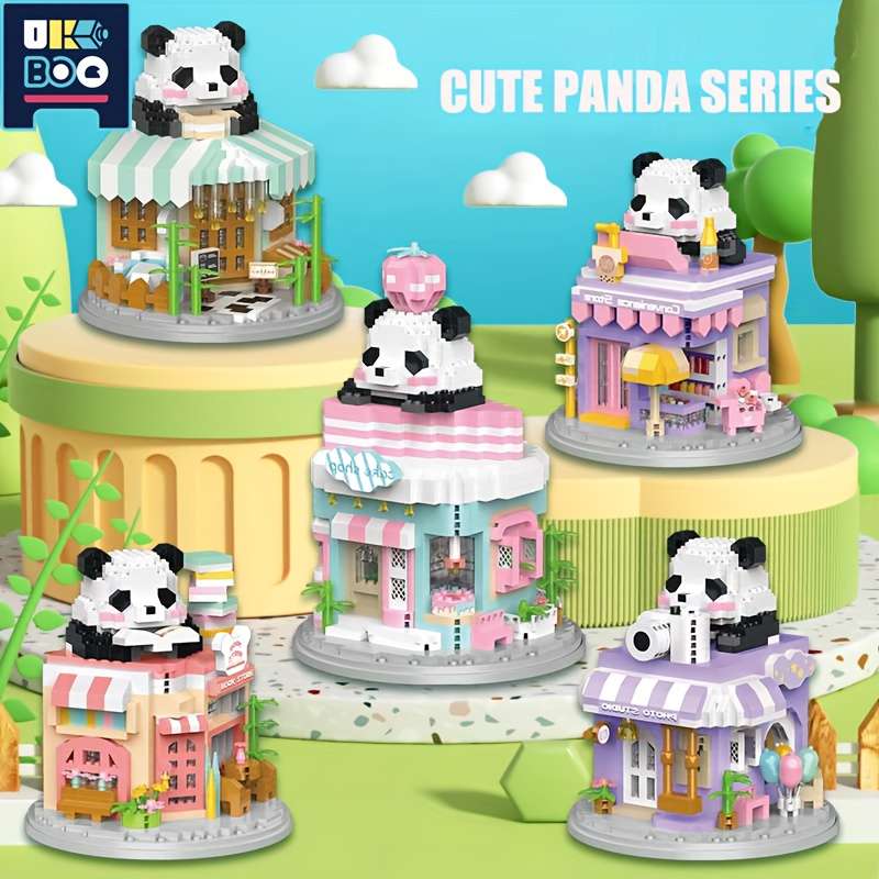 Building Toy Architectural Model Toy Set Style Coffee House