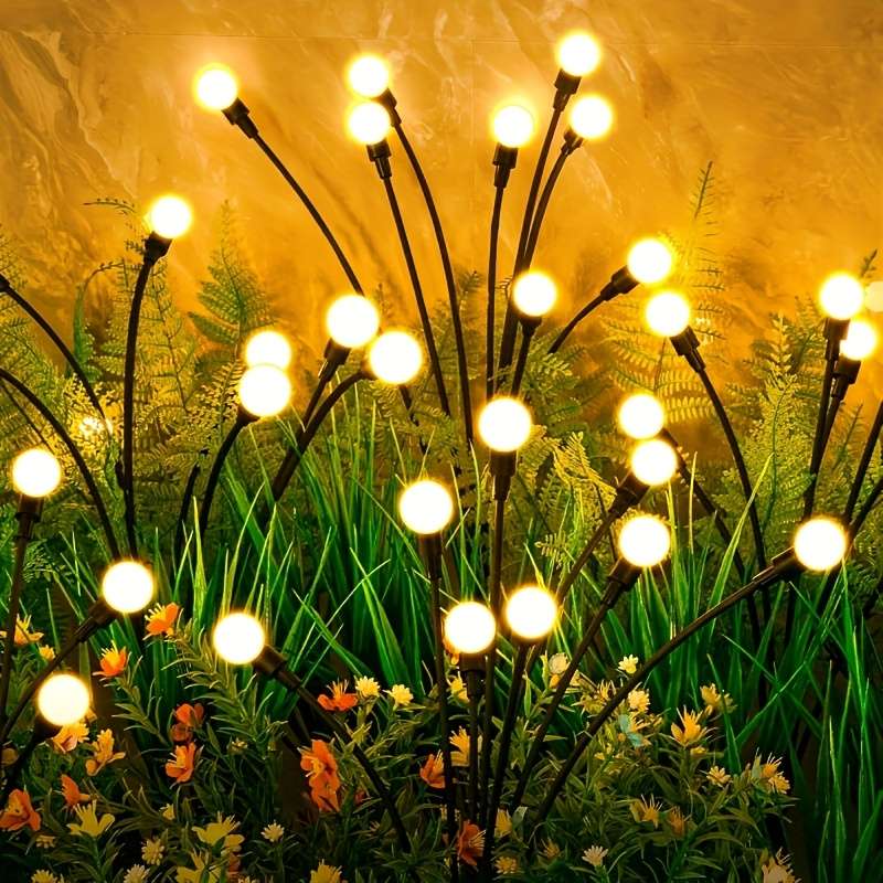Solar Firefly Lawn Garden Lights