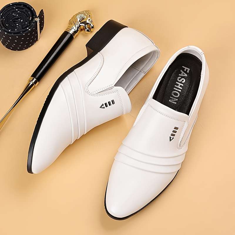 Mens Leather Shoes Color White Sizeuk 7