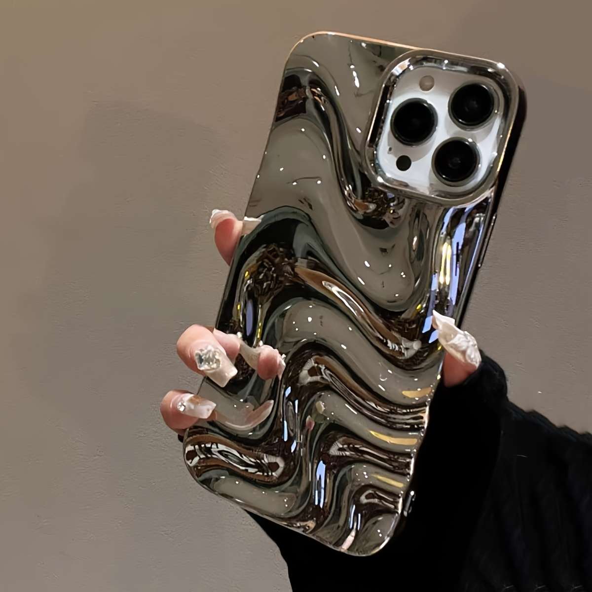 Silvery For iPhone Phone Case