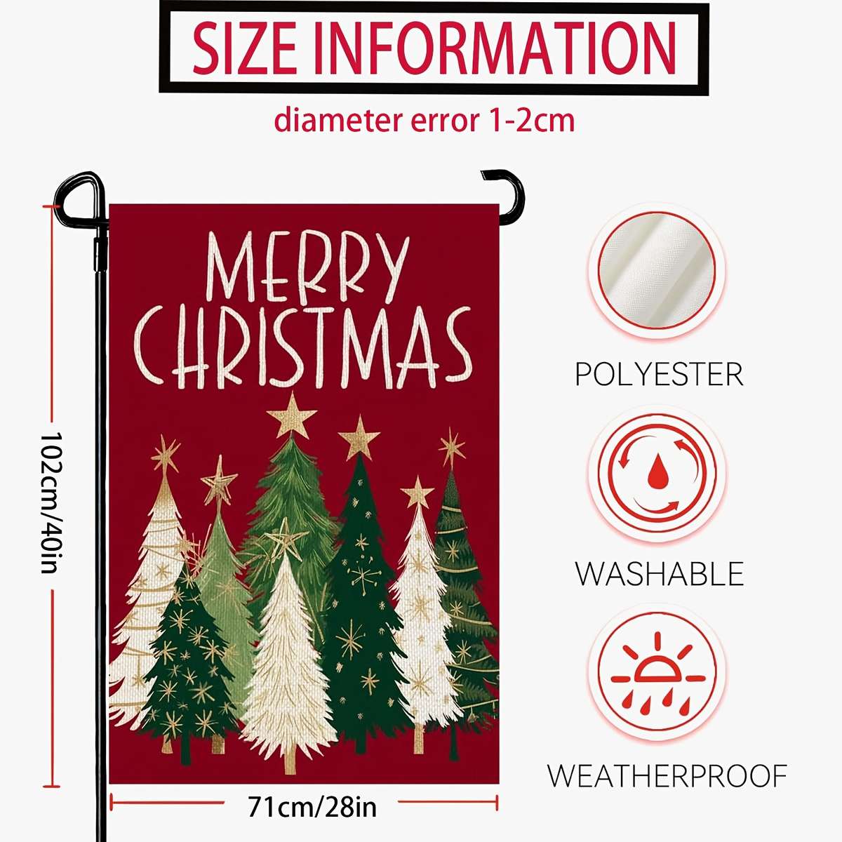 Christmas Decorations Size 101.6Cmx71.12Cm
