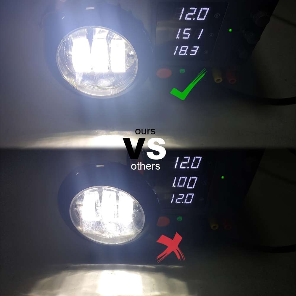 Car Lights Model 2Pcs12.7Cm Square Headlights