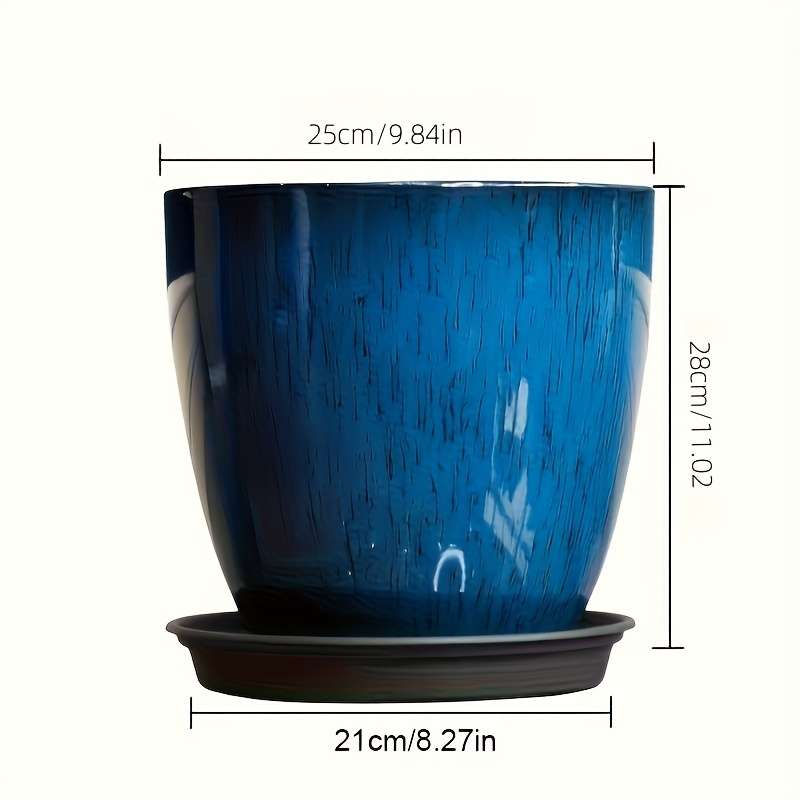 Flowerpot Model Blue 2Pcs