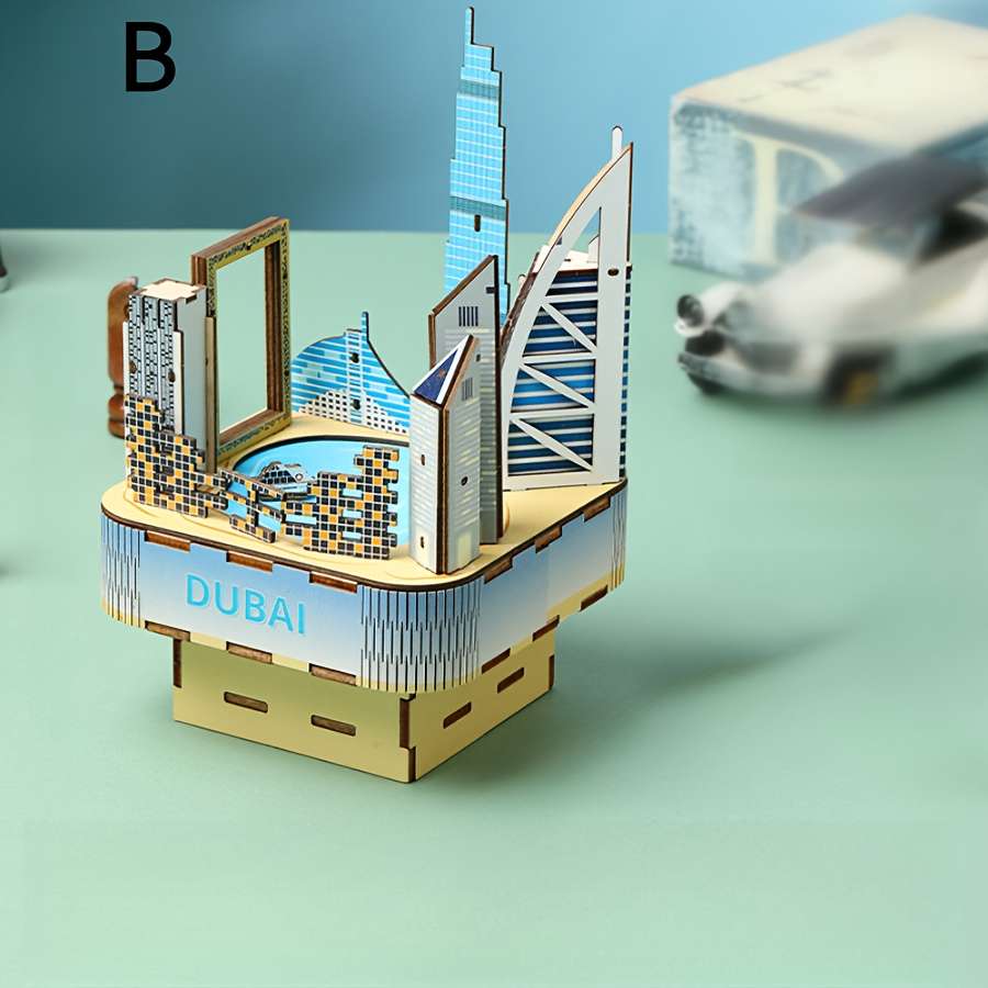 Building Toy Architectural Model Toy Set Model Paris A