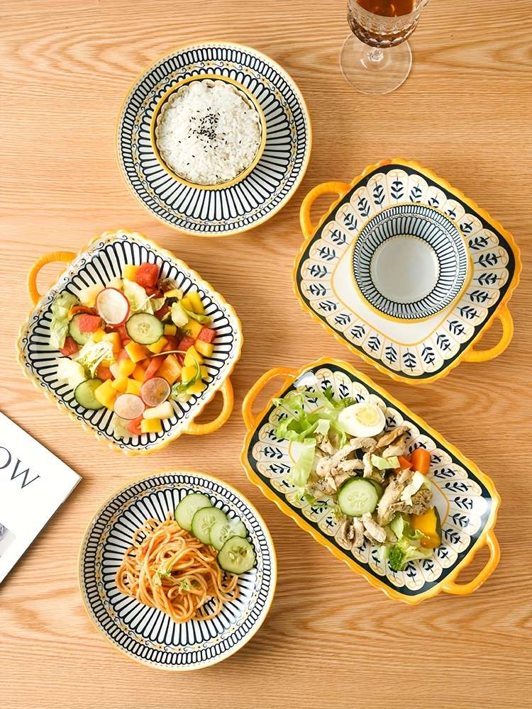 Bowl Color 8Person 43Pc Set