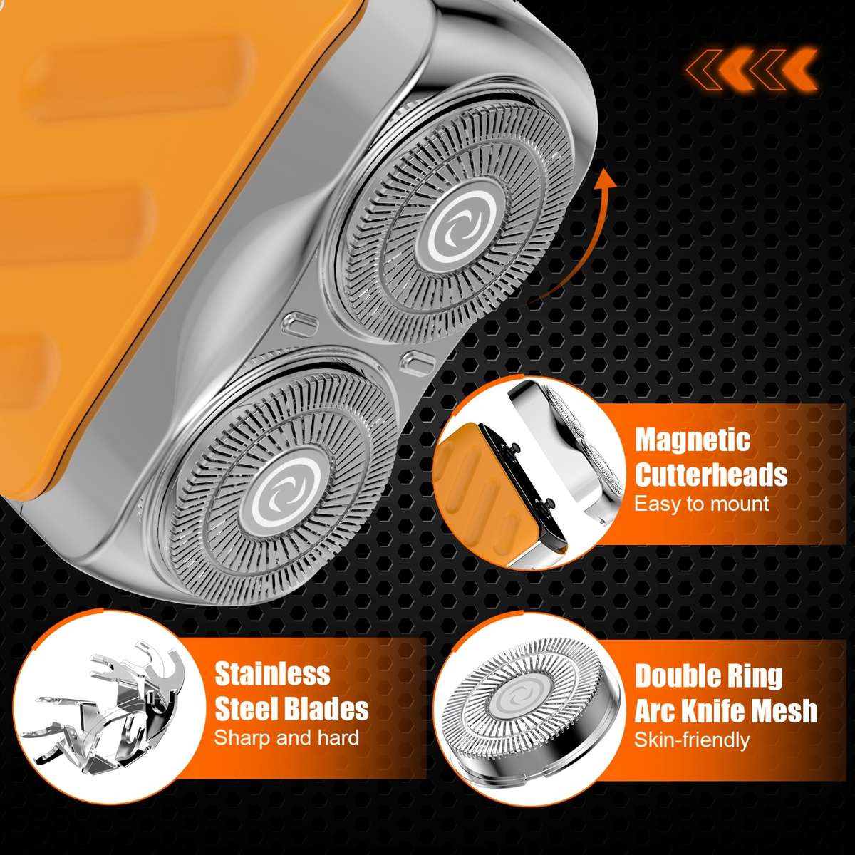 Professional Durable Premium Smart Cordless Mini Dual Blade Home Use White