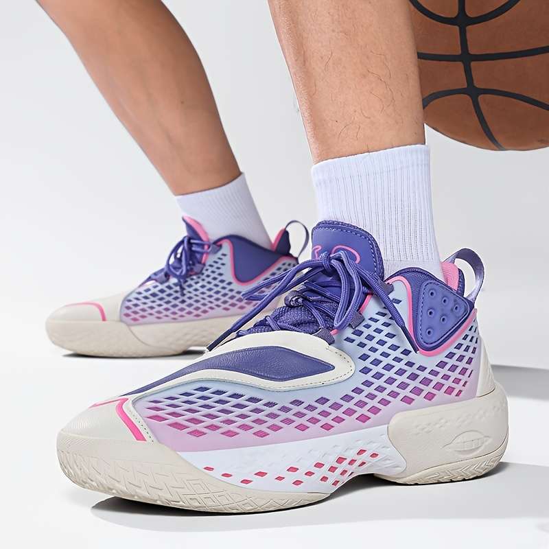 Sneakers White Purple Size Uk 7