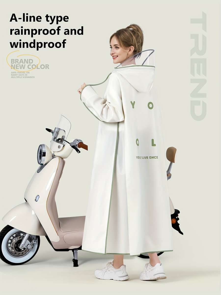 Raincoat Green Size Asian M