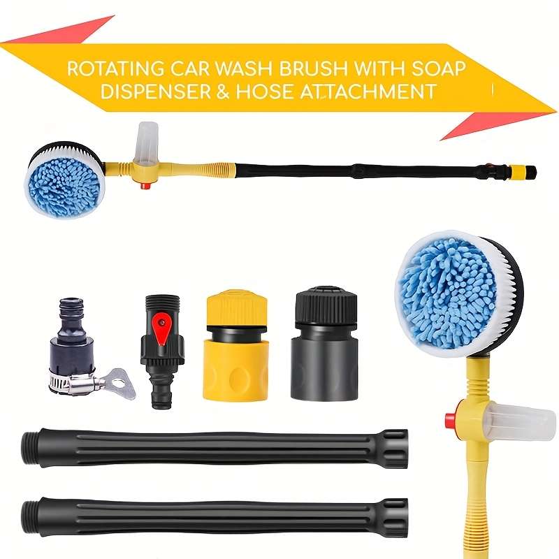 Industrial Multi Purpose Portable 360 Rotating Car Brush With Equipment