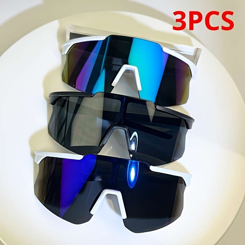 Cycling Glasses 3 Pack Multiple Colors