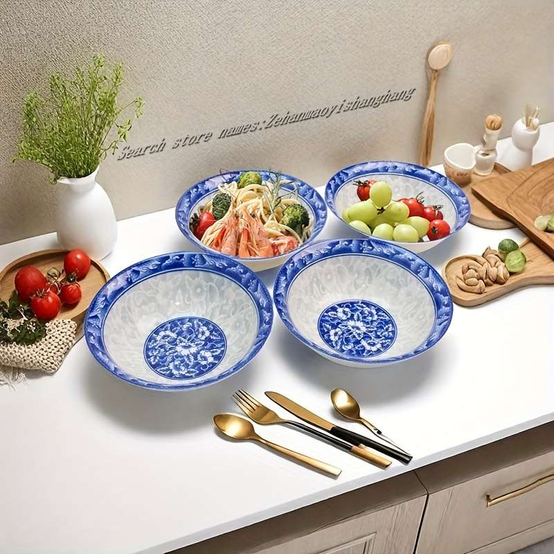 Bowl Color Blue White Materialceramics