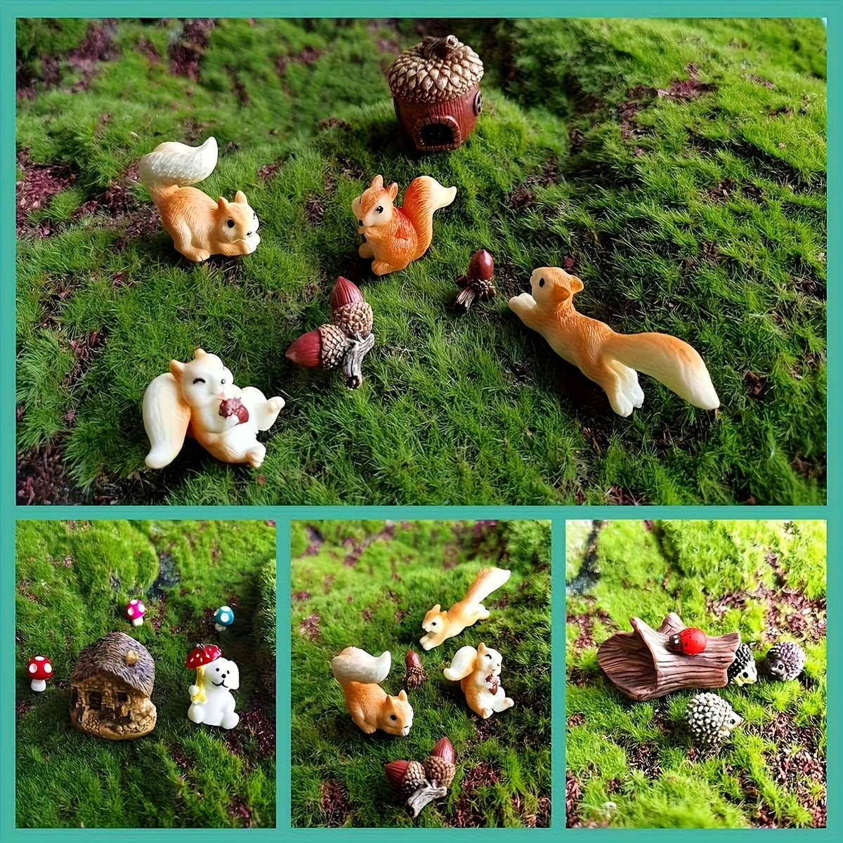 80Pcs Miniature Fairy Garden Decor
