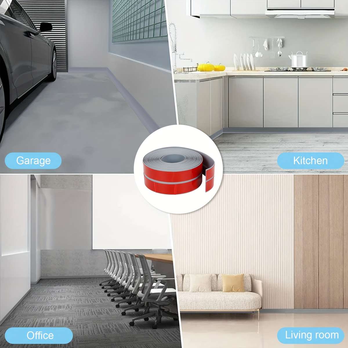 Skirting Board Gray 6M 30X30Mm