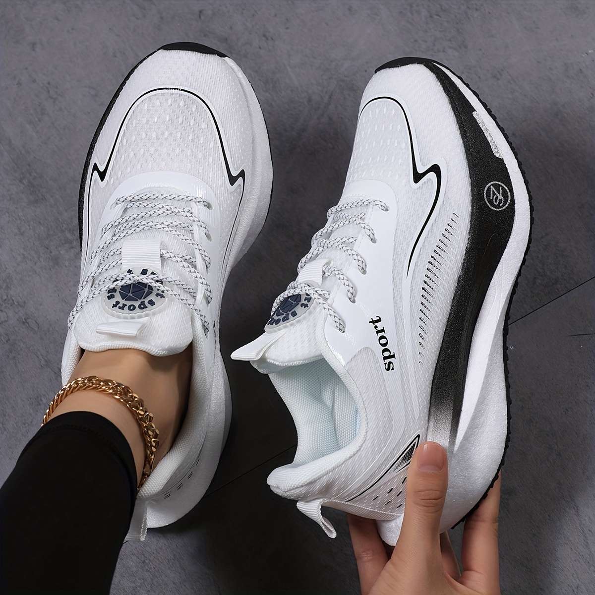 Women S Sneakers Color White Sizeuk 5