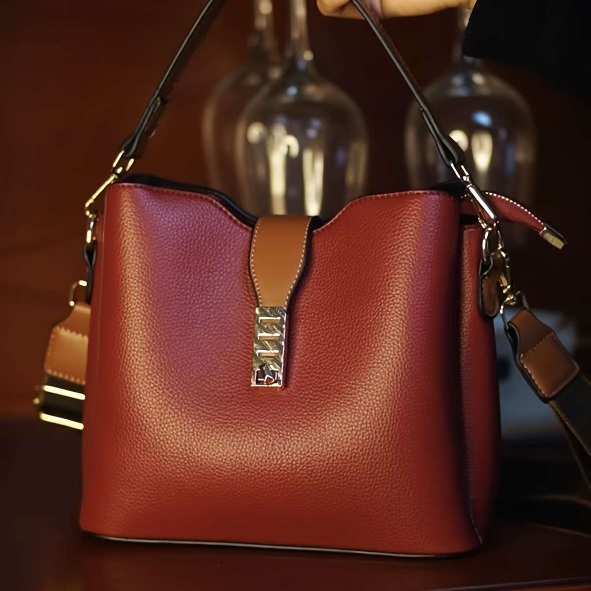 Women S Handbags Maroon 2