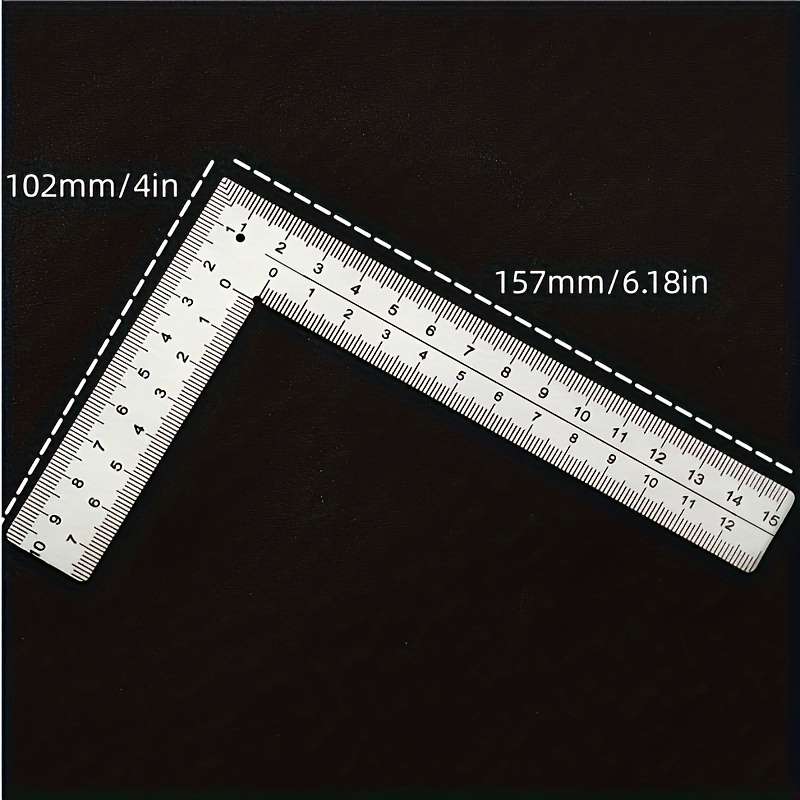 Angle Ruler Color Silvery Gray Size15.7*10.16Cm