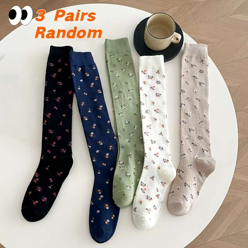 Women S Socks Color Mixed Color 3 Pairs Random Size Onesize