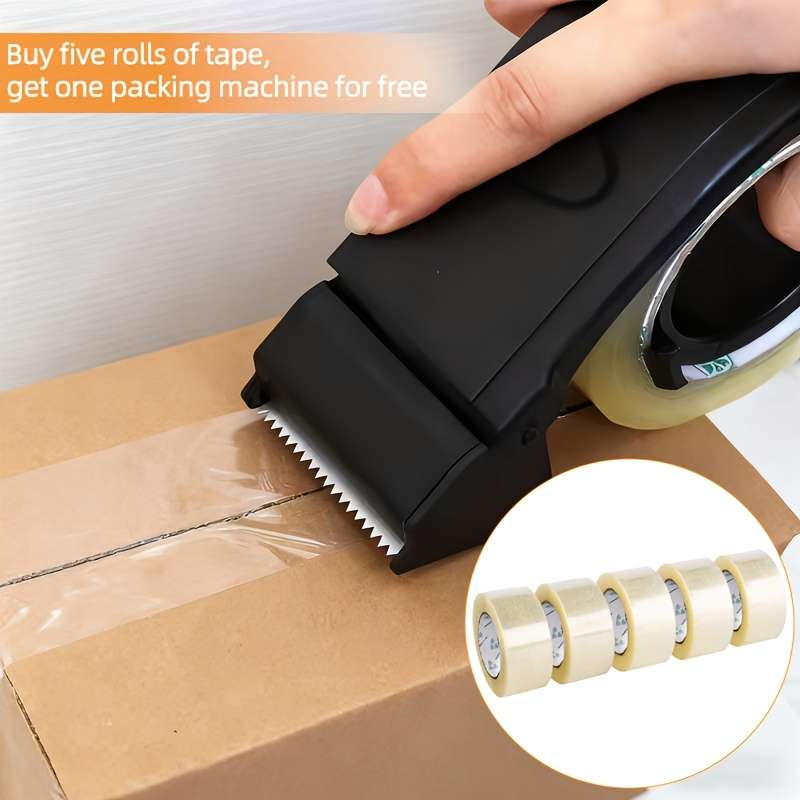 Adhesive Tape Model 5 Rolls Of White Tape *With Cutter