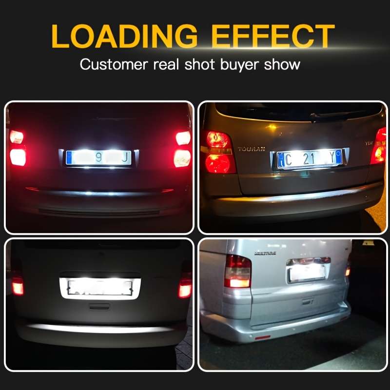 Car Lights Items 2Pcs Led White