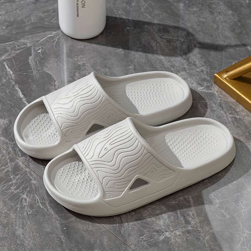 Men Slippers Summer Style White Size Uk 6.5 To 7