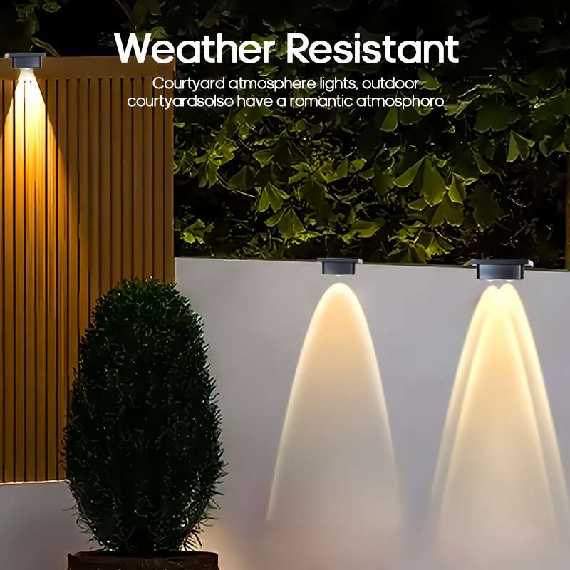 Solar Emergency Lights Items 2Pcs2Led
