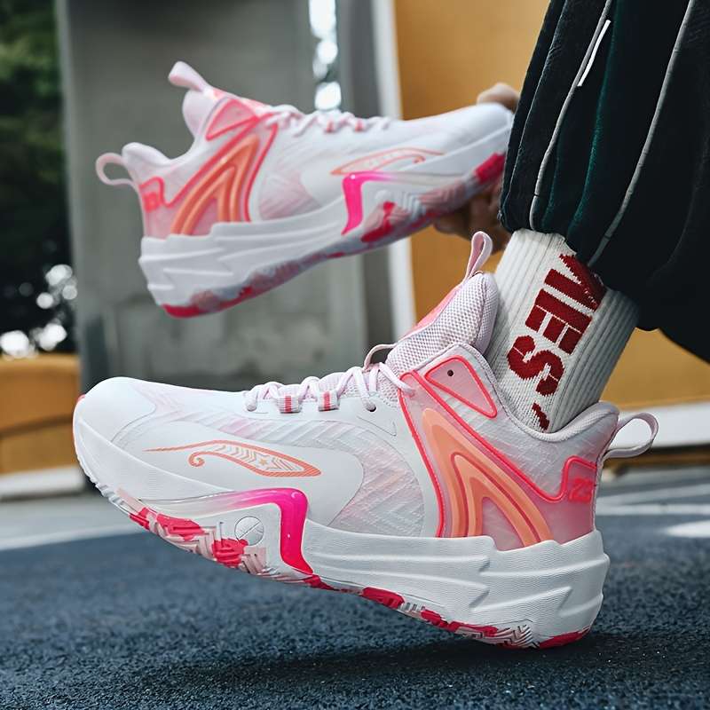 Sneakers White Pink Size Uk 7