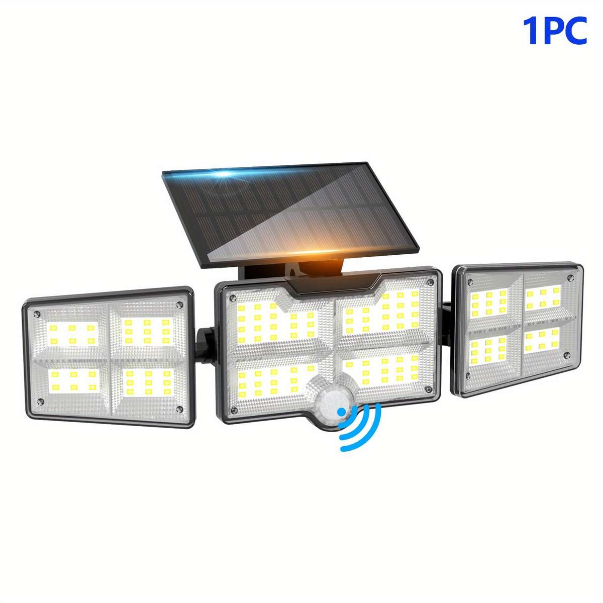 white light-122LED 2pcs Outdoor Solar Light