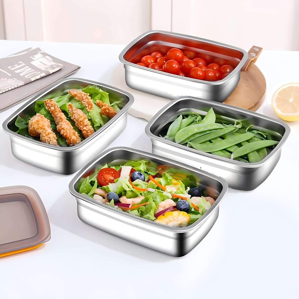 Antibacterial Box Silvery 2Pcs