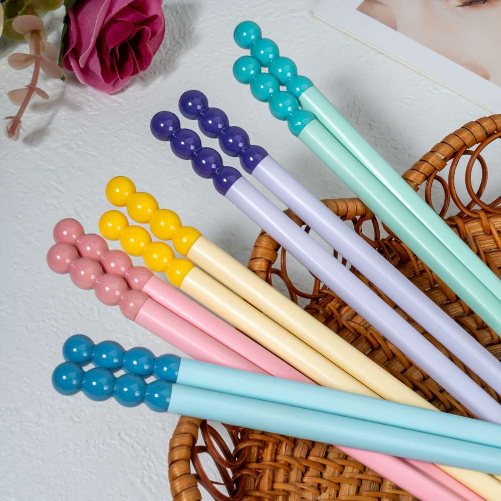 Chopsticks Color 5 Pairs Mixed Colors