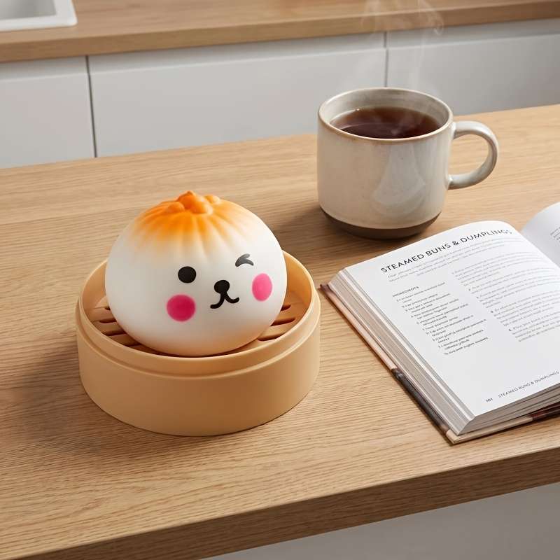 Squeezable Toys Color Baozi Steaming Basket Lid