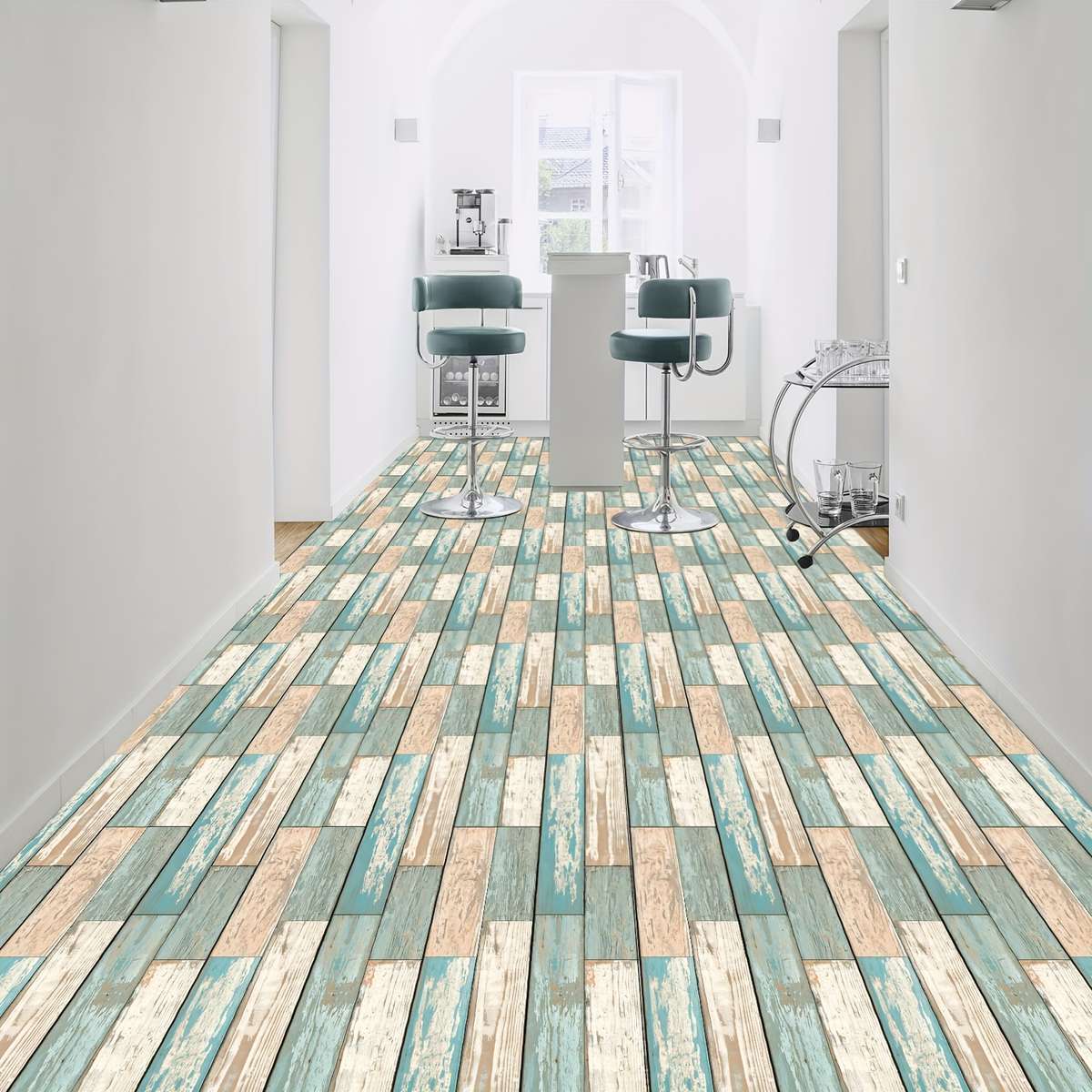Floor Stickers Size 90X15Cmx2Pcs