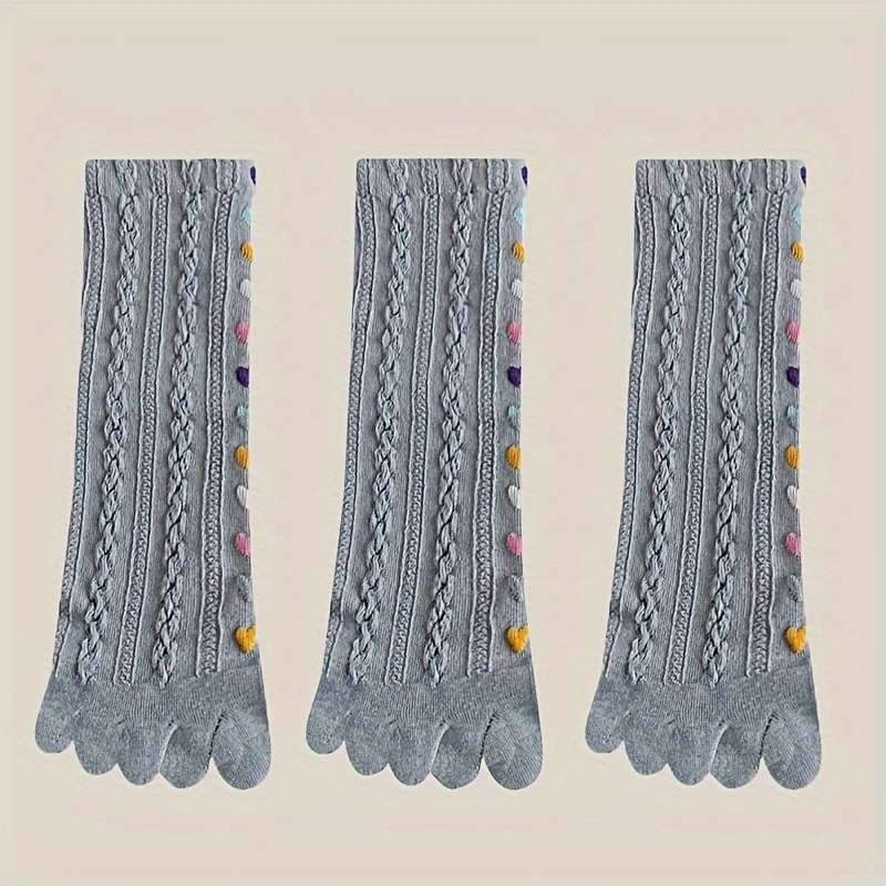 Women S Socks Color Gray3 Pairs Size Onesize