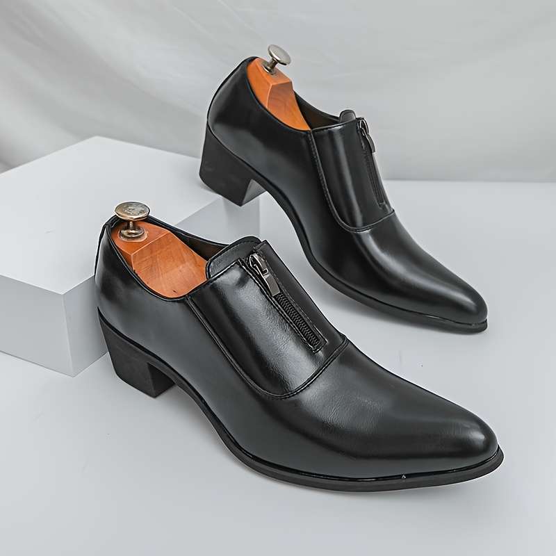 Mens Leather Shoes Color Black Sizeuk 8