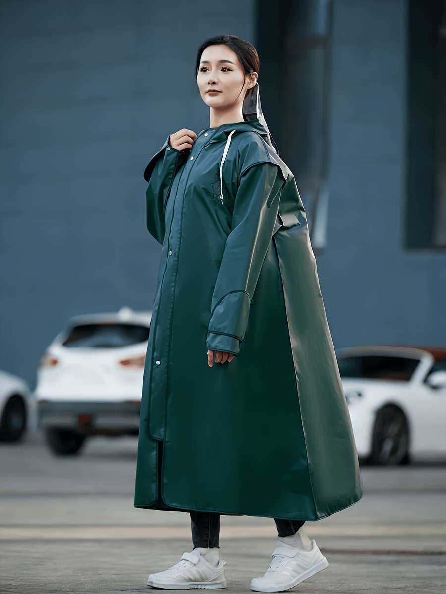 Raincoat Black Size Asian L