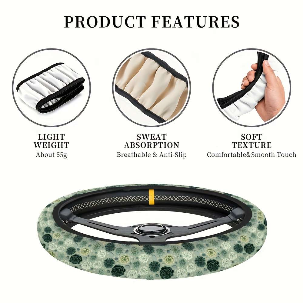 Car Steering Wheel Cover Diameter 38.1Cm