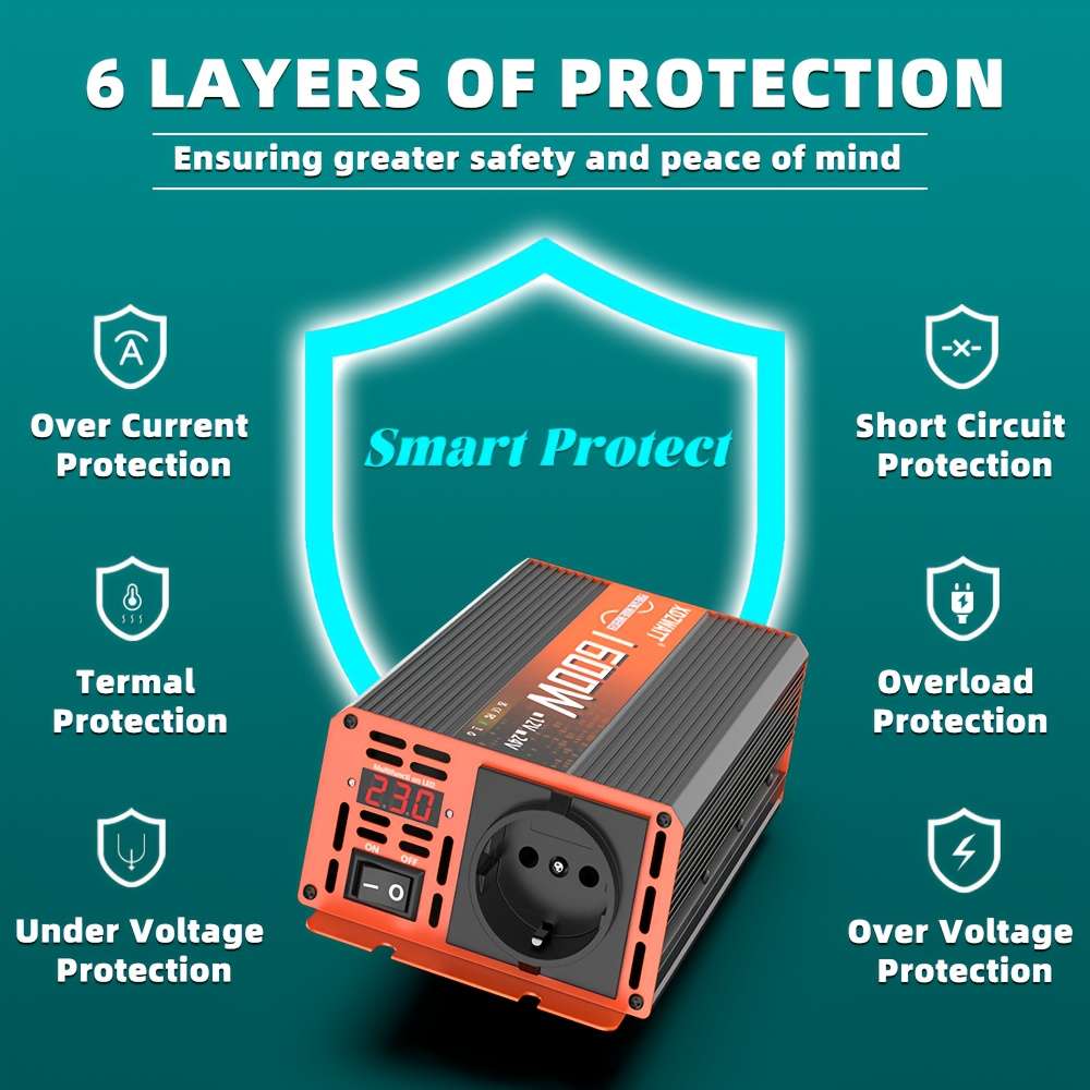 Inverter Model 12V1600W